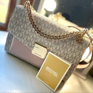 Michael Kors Lita two-toned medium crossbody